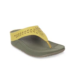 Mochi Women Open Toe Flats with Laser Cuts-image-17