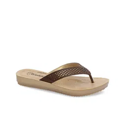 Inblu Textured Lightweight & Anti Skid Open Toe Flats-25