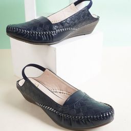 EVERLY Textured Comfort Heels Pumps-32
