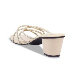 Try Me Embellished Open Toe Block Heels image 4