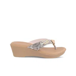 Tresmode Printed Open Toe Wedge Heels image 4
