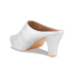 Try Me Pointed Toe Block Heeled Mules image 3
