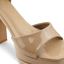 JM Looks Open Toe Block Heels image 4