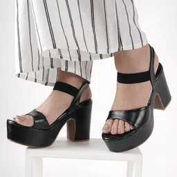 DressBerry Women Peep Toes Block Heels-20