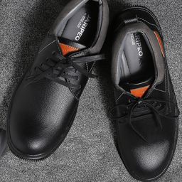 Buckaroo Men Black Vegan Leather Derbys-42