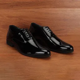 Van Heusen Men Textured Pointed Toe Leather Derbys-13