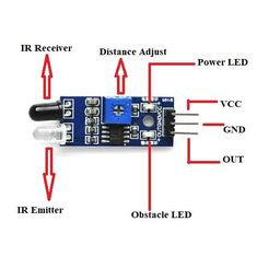 generic IR Infrared Obstacle Avoidance Sensor Module for Arduino, Robotics & DIY Projects | Distance Detection Sensor with Adjustable Sensitivity (Pack of - 4) image 4