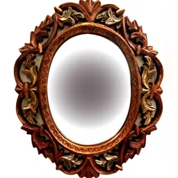 VAS collection home Wooden Wall Mirror-39