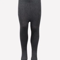 Bonjour Girls Grey Solid Cotton Anti Odour Stockings-image-17