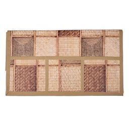 Dakshya Industries Purple & Beige 6-Pcs Printed Fridge Top Cover Handle Covers & Mats-image-72