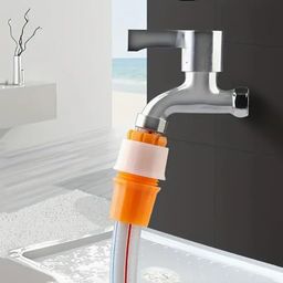 Samip Multifunction Faucet Pipe Connector Water Hose Pipe connector (Pack Of 1) Hose Connector image 4