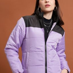 Tokyo Talkies Colourblocked Puffer Jacket-47