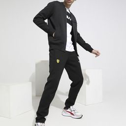 Puma Men Black Ferrari Sweat Bomber Track MSP Jacket-image-76