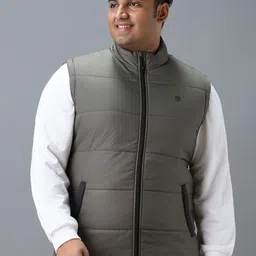 Urbano Plus Plus Size Sleeveless Zippered Puffer Jacket-picture-39