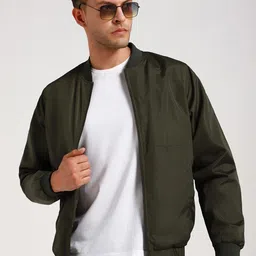 Dennis Lingo Stand Collar Lightweight Bomber Jacket-picture-14