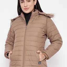 VERO AMORE Lightweight Faux Fur Trim Puffer Jacket-picture-15