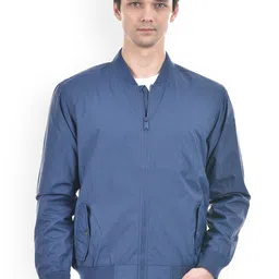 Numero Uno Stand Collar Long Sleeves Lightweight Bomber Jacket-image-69