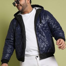 Instafab Plus Hooded Quilted Jacket-picture-12