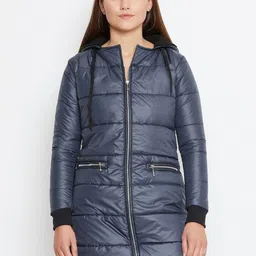 BAESD Lightweight Hooded Longline Puffer Jacket-13