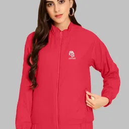 Leotude Women Windcheater Outdoor Bomber Jacket-picture-26