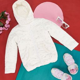 Pantaloons Junior Girls Conversational Printed Puffer Jacket-image-40