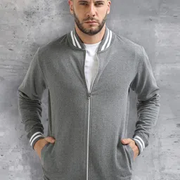 fanideaz Mock Collar Bomber Jacket-picture-52