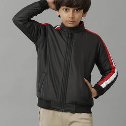 UNDER FOURTEEN ONLY Boys Mock Collar Bomber Jacket-19
