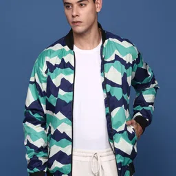 SHOWOFF Men Camouflage Windcheater Bomber Jacket-image-75