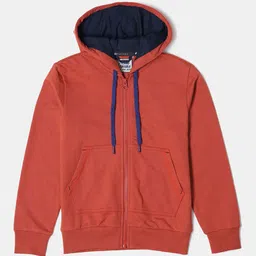 Jockey Boys Combed Cotton Full Sleeve Hoodie Jacket With Front Pockets - CB07-image-85