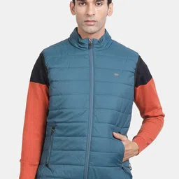 t-base Mock Collar Sleeveless Insulator Puffer Jacket-16