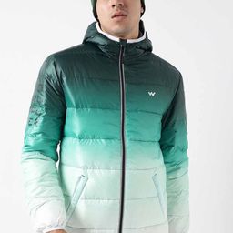 Wildcraft Men Green Colourblocked Insulator Puffer Jacket-image-36