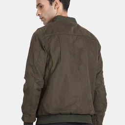 t-base Mock Collar Reversible Bomber Jacket image 5