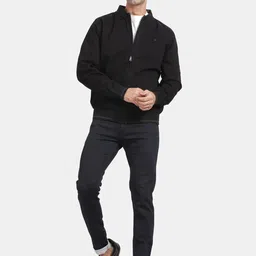 t-base Mock Collar Reversible Bomber Jacket image 4