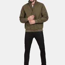 t-base Mock Collar Insulator Bomber Jacket image 2