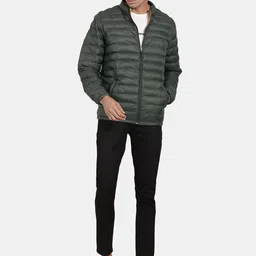 t-base Stand Collar Insulator Puffer Jakcet image 2