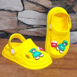 BAESD Kids Applique Embellished Clogs-12