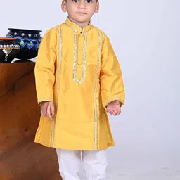 Maaikid Boys Gotta Patti Kurta with Trousers-picture-31