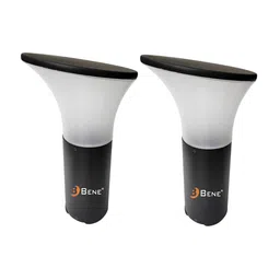 BENE Grey & White 2 Pieces Self Assembly Abstract Shaped Outdoor Lamps-image-36