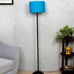 TU CASA Blue & Black Cylindrical Shaped Floor Lamps-23