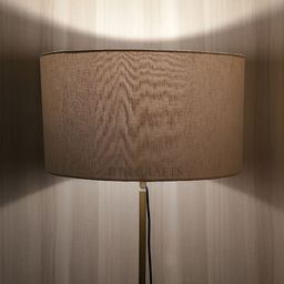 BTR CRAFTS Off White Textured Spherical Floor Lamp-28