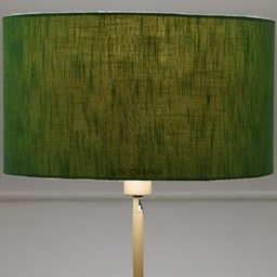 BTR CRAFTS Green Textured Cotton Drum Lamp Shade-16