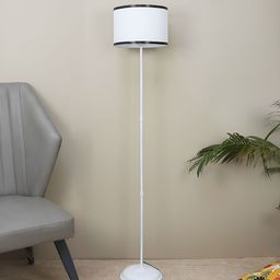 TU CASA White Cylindrical Shaped Floor Lamp-image-96