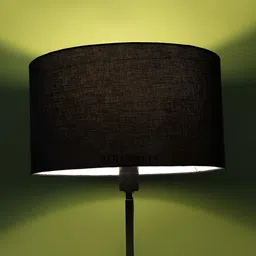 BTR CRAFTS Black Textured Cylindrical Shaped Contemporary Lamp Shade-27