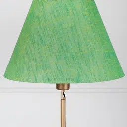 BTR CRAFTS  Green 2 Pieces Textured Conical Floor Lamp-38