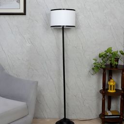 TU CASA Off White & Black Foldable Standing Floor Lamp-21