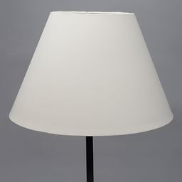 BTR CRAFTS Cream Textured Cotton Conical Lamp Shade-55