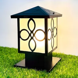 Cruv Black Square Metal Outdoor Lamps-image-95