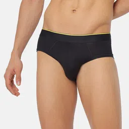 bummer Men Solid Micro Modal Nox Mid Rise Basic Brief-image-99