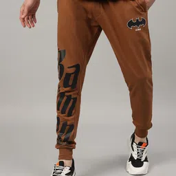 Free Authority Men Regular Fit  Batman Printed  Joggers-image-78