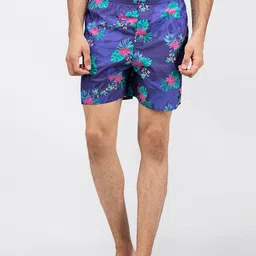 wHAT'S DOwn Men Purple Printed Pure Cotton Boxers-image-70
